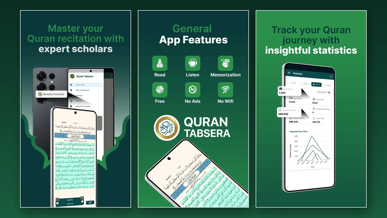 A mobile Quran companion for Tabsera's learning community