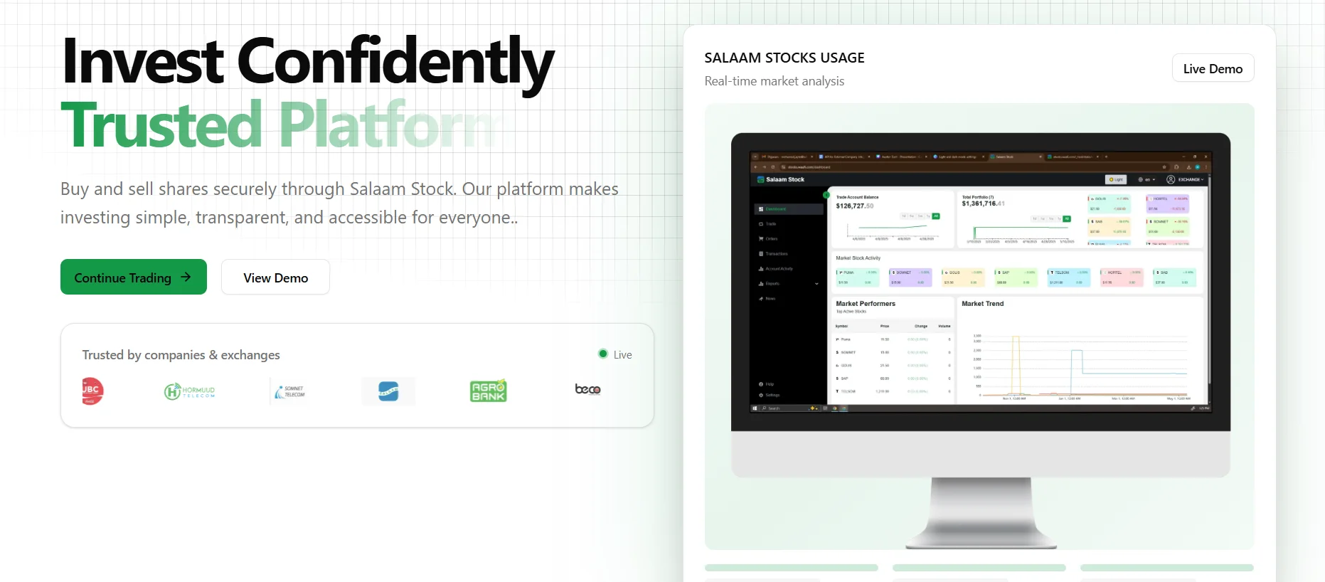 SalaamStocks hero